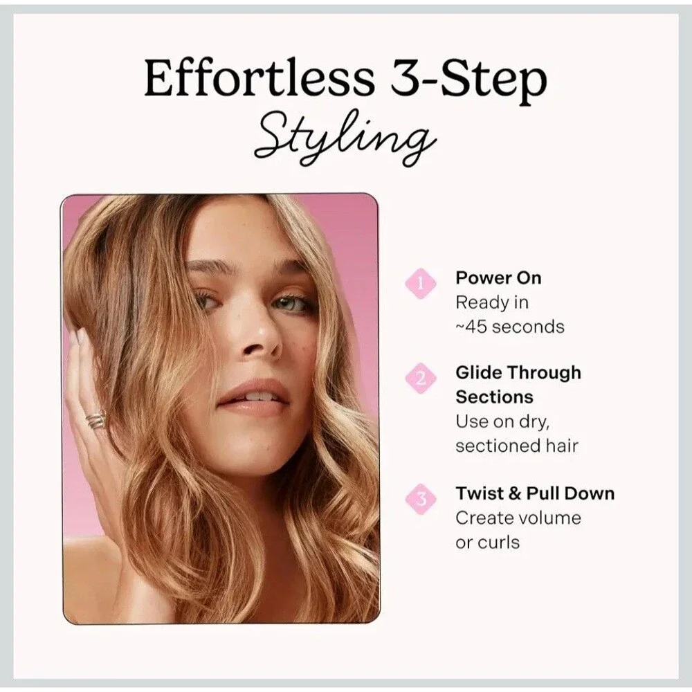 MANE It's Giving Body Large Hot Thermal Round Brush Bouncy Salon Blowout 45MM